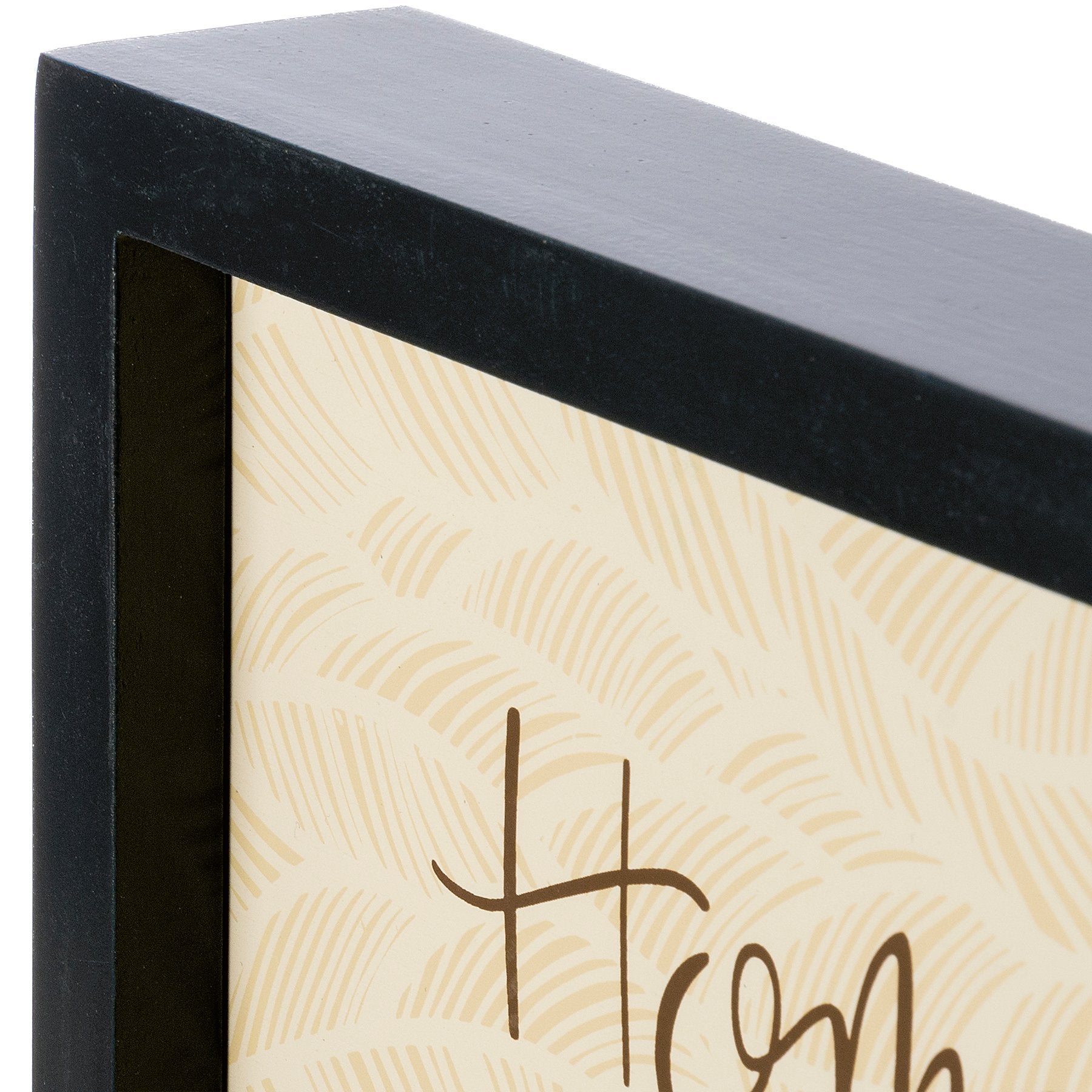 Primitives by Kathy wooden box sign with "Home Office Rules" for work from home decor, featuring rustic wood finish and black lettering.