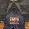 Adult I'm the Nicest A**Hole Patch Snapback Hat - Richardson Trucker Hat