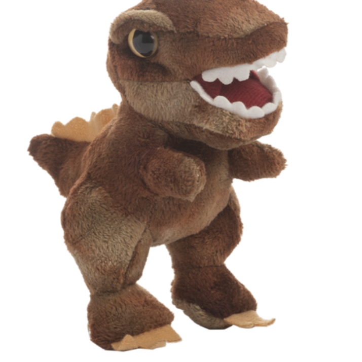 Cute plush dinosaur toy from GANZ's Mini Plush Dinosaurs collection, featuring colorful prehistoric dino designs.