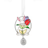 Easter Stained Glass Ornaments - Rabbit and Tulips