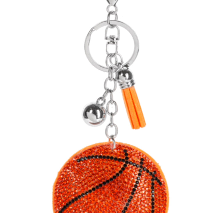 GANZ Game Day Sports Mom key ring, women's accessory with sports-themed design, perfect for sports moms and fans.