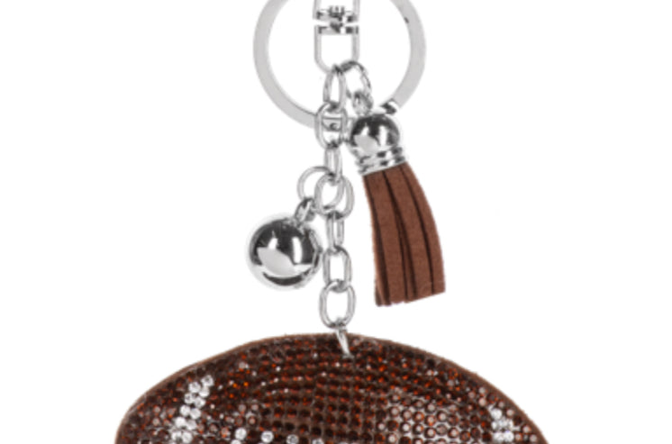 GANZ Game Day Sports Mom key ring, women's accessory with sports-themed design, perfect for sports moms and fans.
