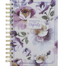 Purple rose spiral journal by Christian Art Gifts, hardcover Proverbs-themed notebook for women’s gifts and stationery.
