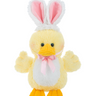 Plush duck toy with bunny ears on a Ganz product page