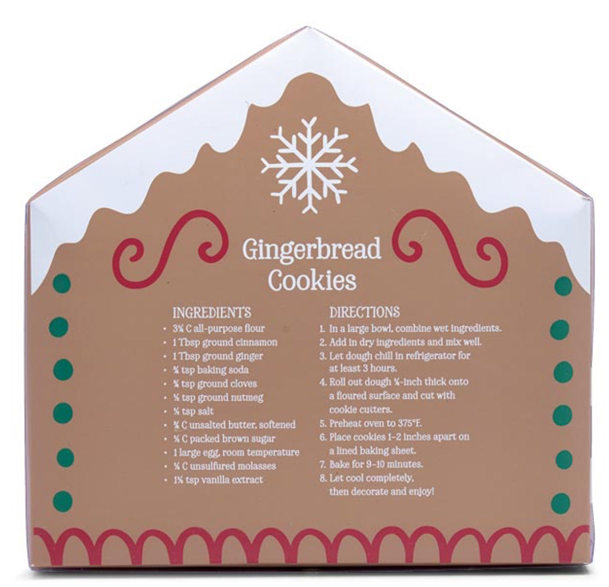 Burton+Burton gingerbread-themed bakeware gift set with baking pans and accessories for Christmas baking.